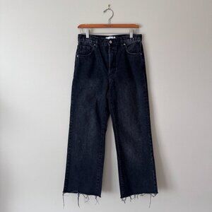 MNG | Nora Wide Leg Cropped Jeans - Size 4